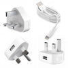 USB Wall Charger with Charging Cable for Apple Devices - Cellect Mobile