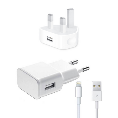 USB Wall Charger with Charging Cable